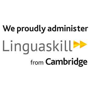 logo We proudly administer Linguaskill Cambridge Accesment English centre passation Cergy Pontoise Djem Formation