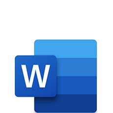 logo traitement de texte Word Microsoft Office Djem Formation Cergy Pontoise