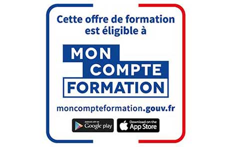 logo formation éligible au CPF moncompteformation.gouv.fr Djem Cergy