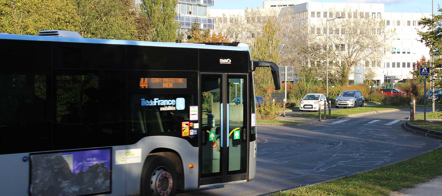 challenge mobilité Cergy Pontoise transports en commun réseau bus chaussée Jule César Djem Formation
